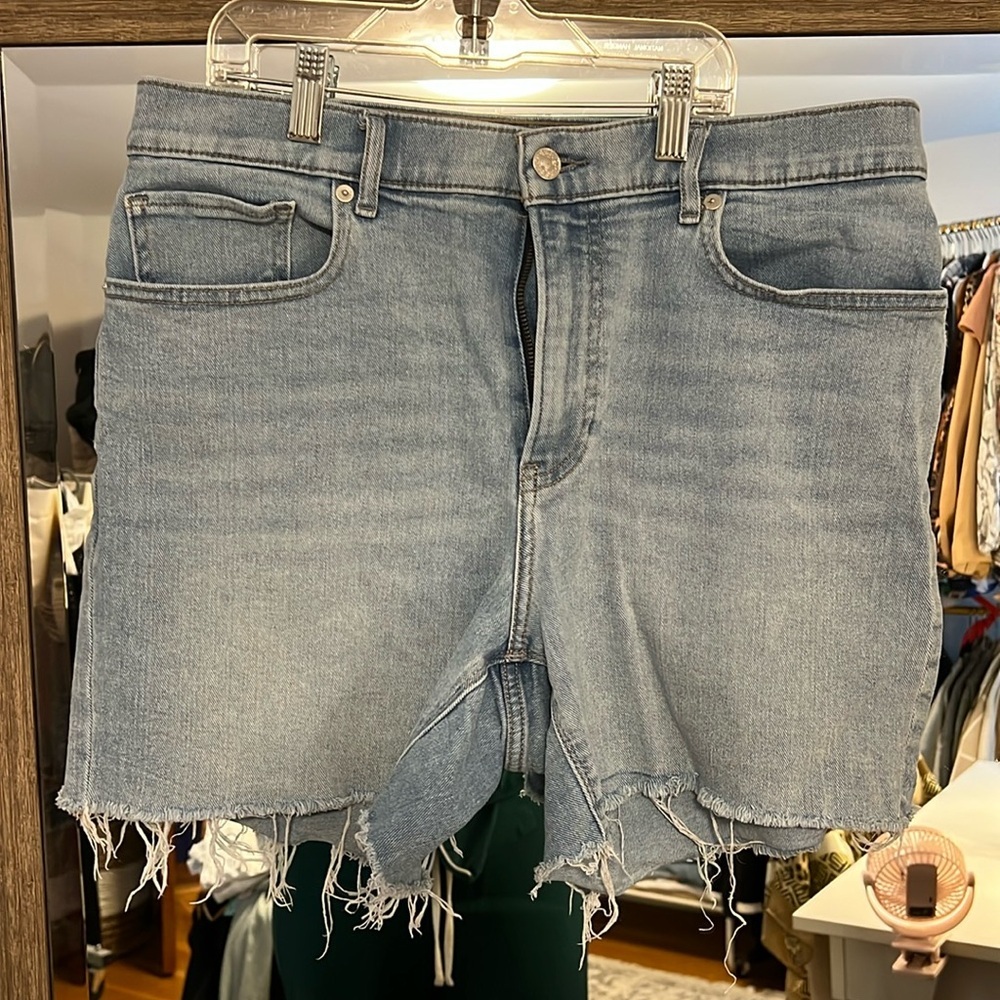Express acid washed shorts